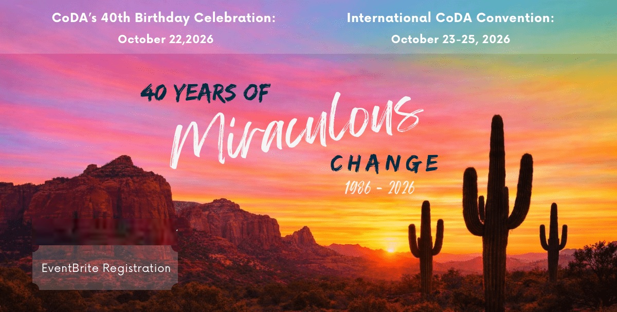 CoDA’s 40th Birthday Celebration and International Convention (ICC)